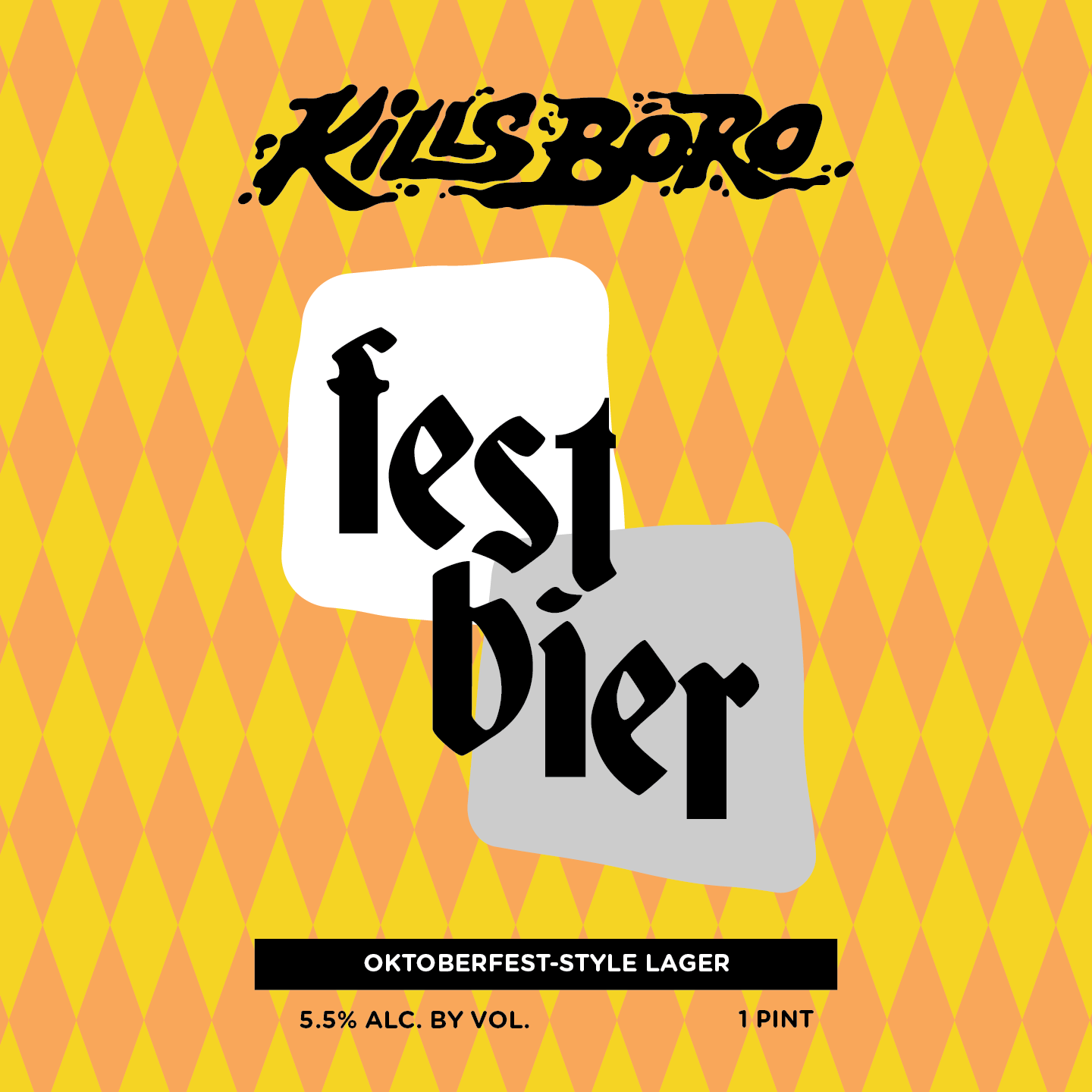 Kills Boro Fest Bier beer Label Full Size