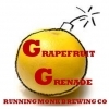 Running Monk Grapefruit Grenade beer Label Full Size