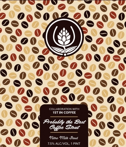 Source Probably The Best Coffee Stout beer Label Full Size