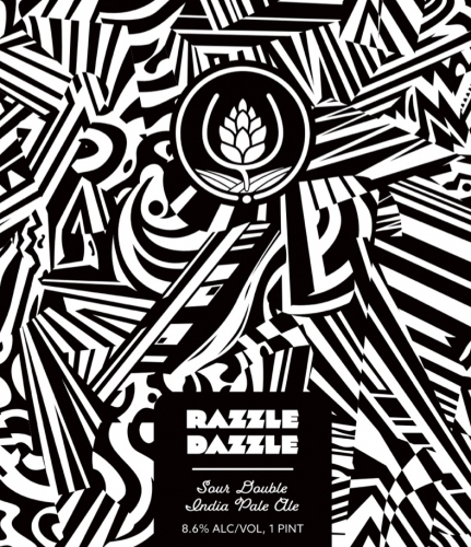 Source Razzle Dazzle beer Label Full Size