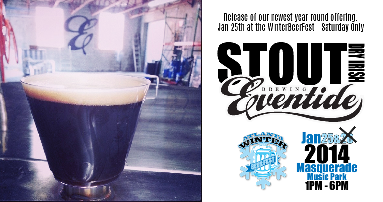 Eventide Dry Irish Stout Nitro beer Label Full Size