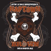 Sun King Naptown Brown beer Label Full Size