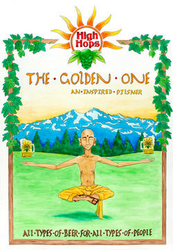High Hops The Golden One beer Label Full Size
