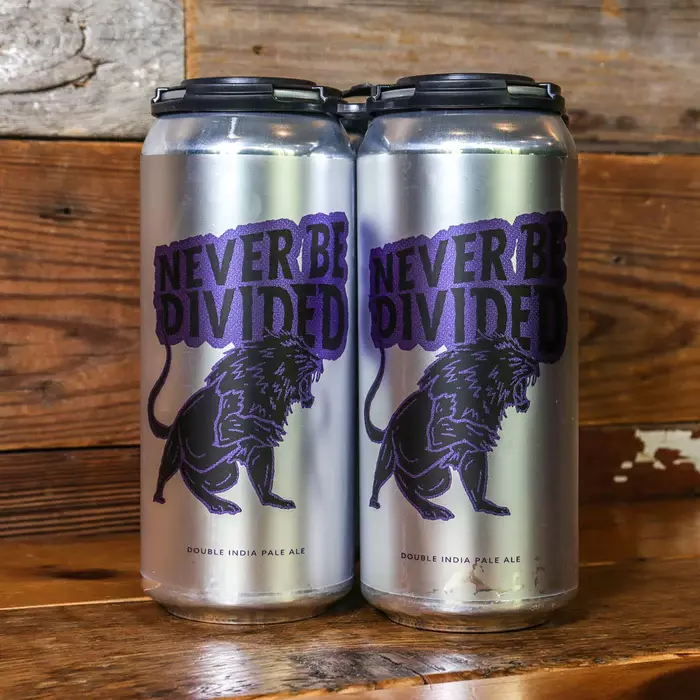 Hidden Hand Never Be Divided beer Label Full Size