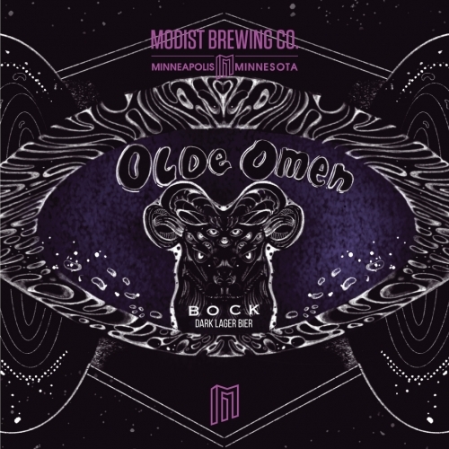 Modist Olde Omen beer Label Full Size
