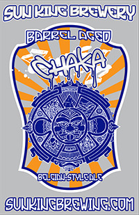 Sun King + Oskar Blues Barrel-Aged Chaka beer Label Full Size