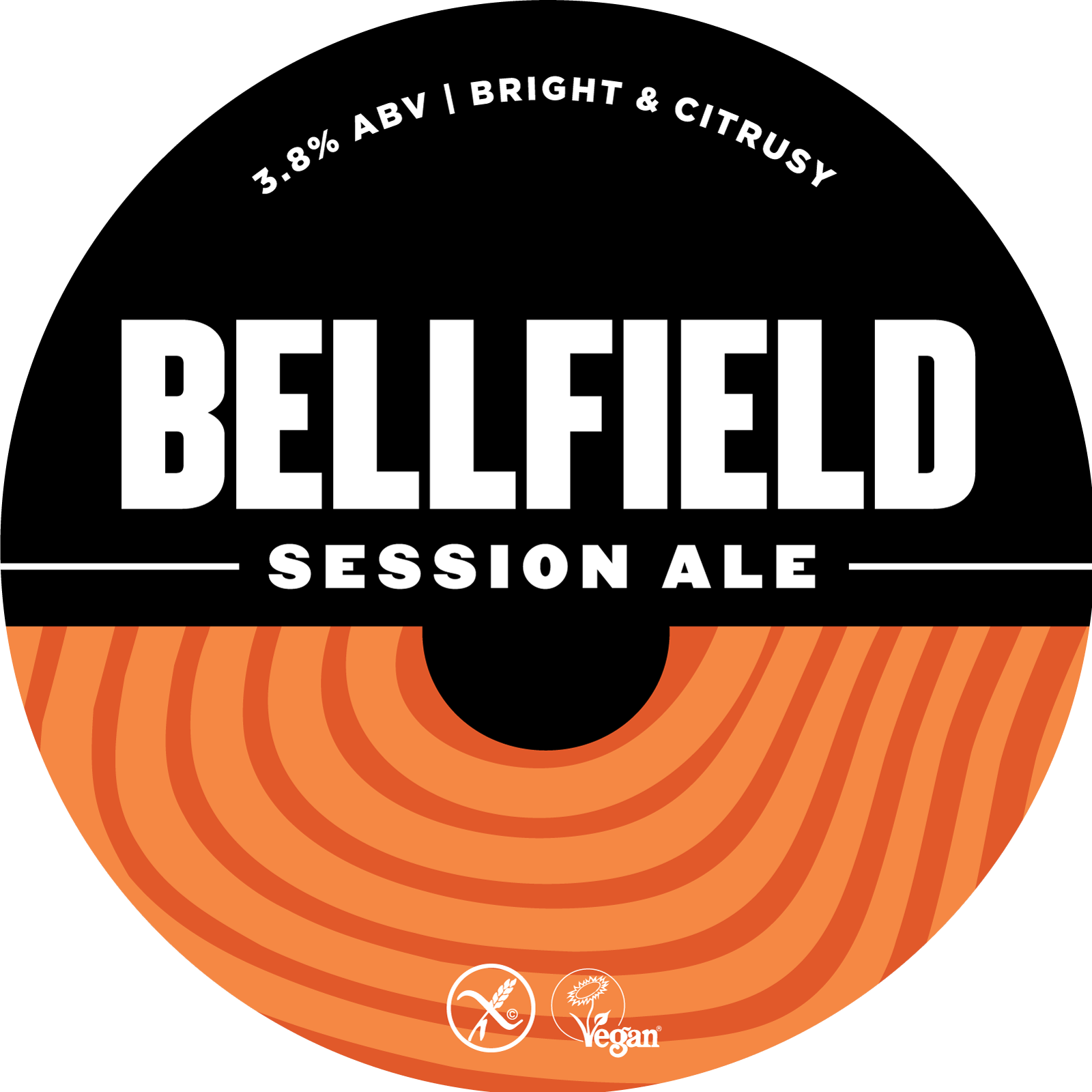 Bellfield Brewery Session Ale beer Label Full Size