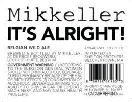 Mikkeller It's Alright beer Label Full Size