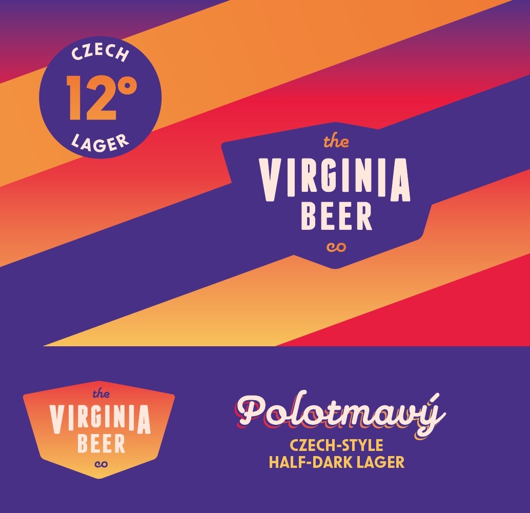 Virginia Beer Co. Polotmavý beer Label Full Size