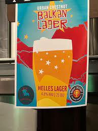 Urban Chestnut Balkan beer Label Full Size