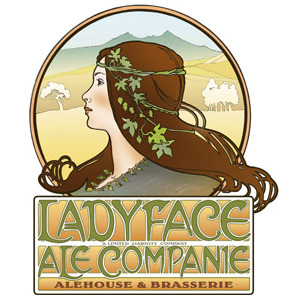 Ladyface Agoura Oaked American Amber Ale beer Label Full Size