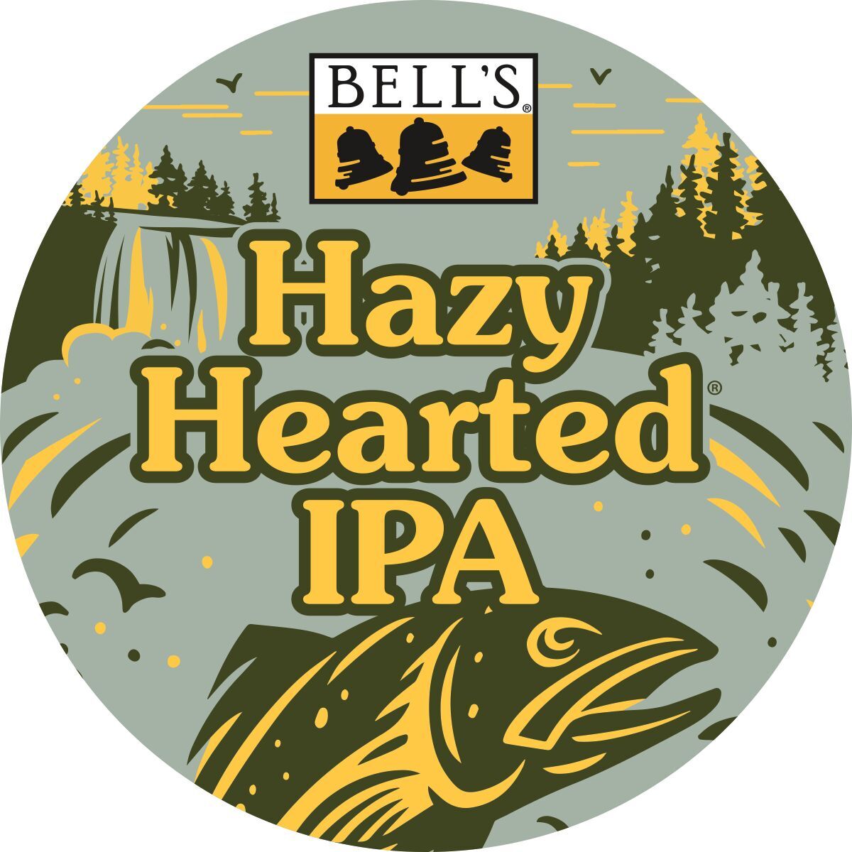 Bell's Hazy Hearted beer Label Full Size