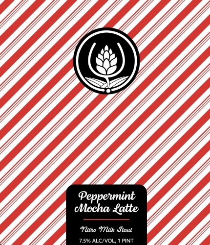 Source Peppermint Mocha Latte beer Label Full Size