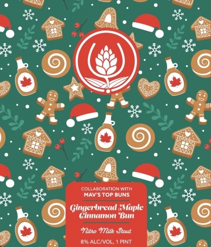 Source Gingerbread Maple Cinnamon Bun beer Label Full Size