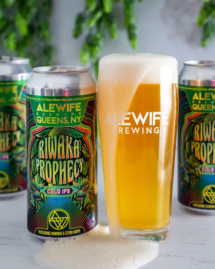 Alewife Riwaka Prophecy Cold IPA beer Label Full Size