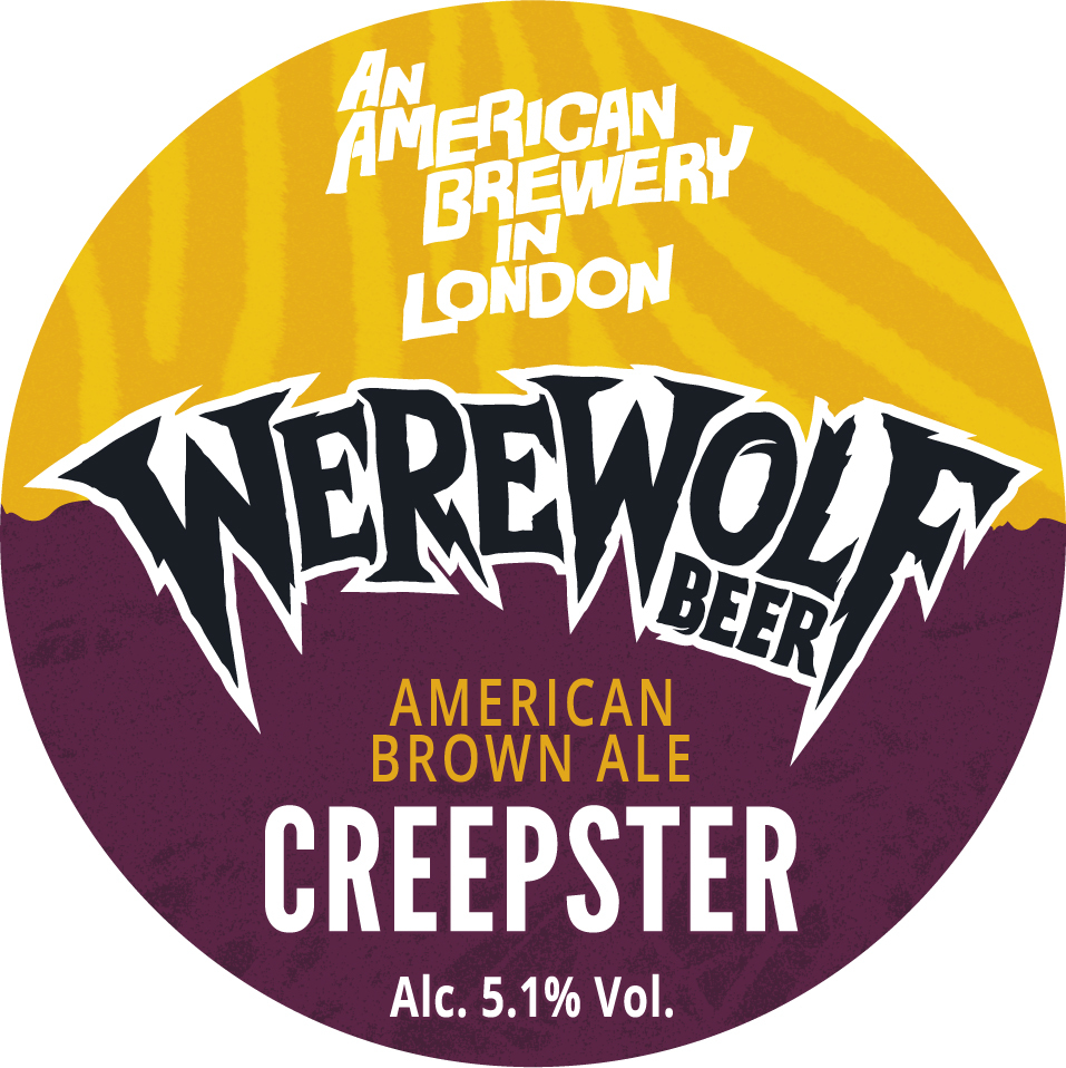 Werewolf Beer Creepster beer Label Full Size