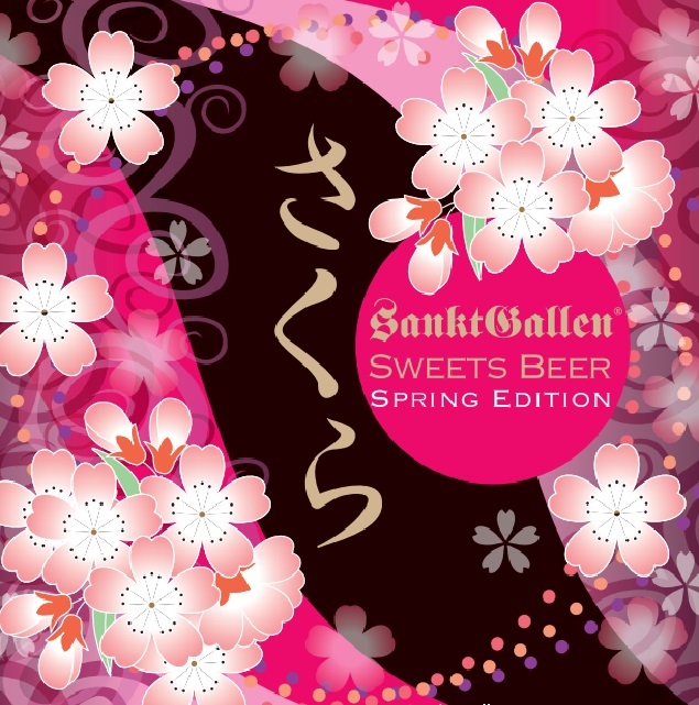 Sankt Gallen Sakura Cherry Blossom Ale beer Label Full Size
