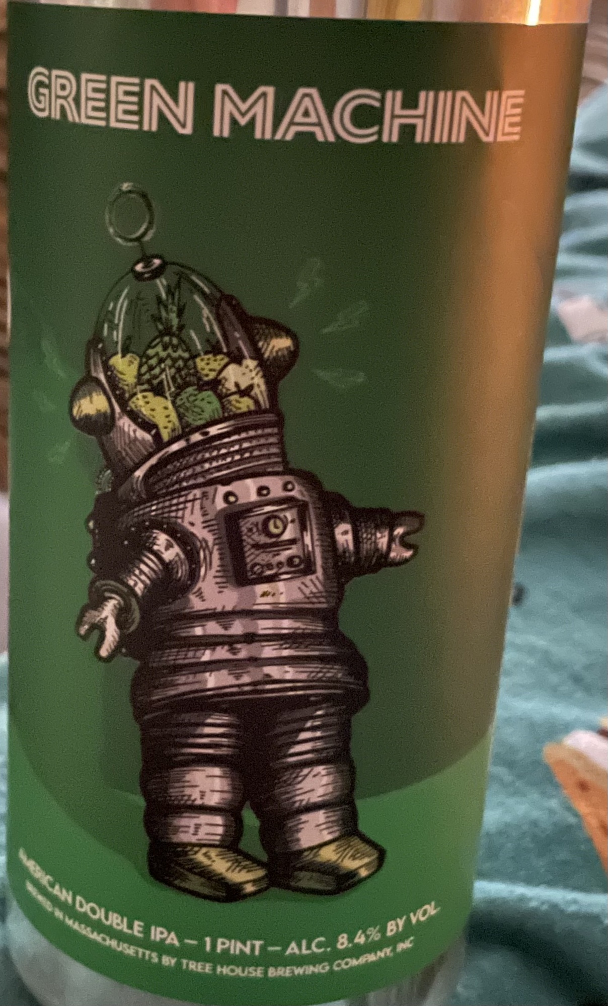 Tree House Green Machine beer Label Full Size