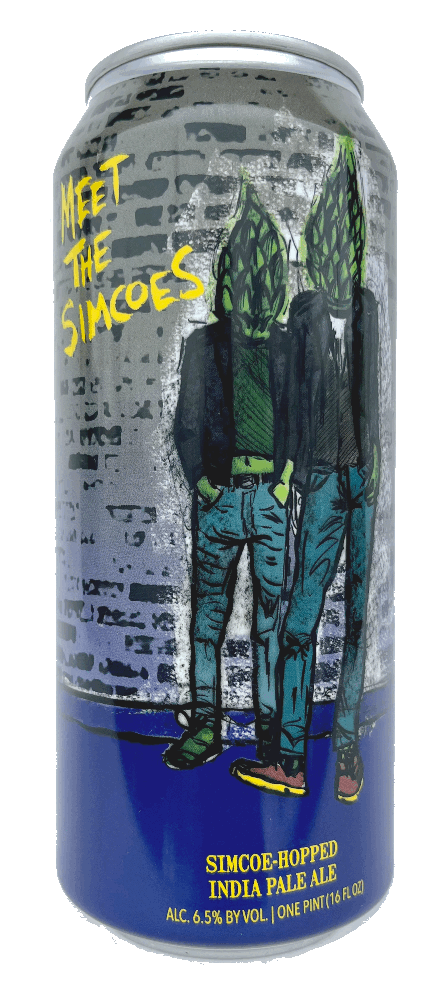 Hop Butcher for the World Meet The Simcoes beer Label Full Size