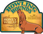 III Dachshunds Howling Hounds Honey Wheat beer Label Full Size