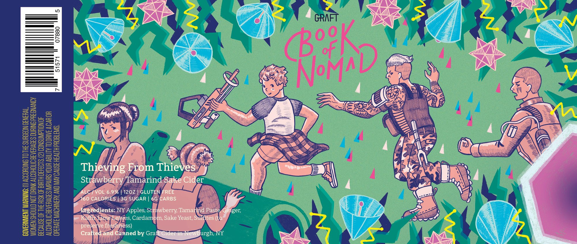 Graft Thieving From Thieves | Book of Nomad beer Label Full Size