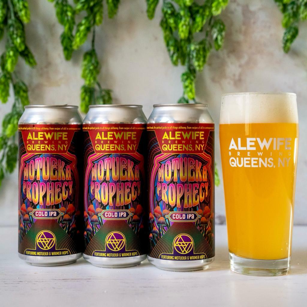 Alewife Motueka Prophecy Cold IPA beer Label Full Size