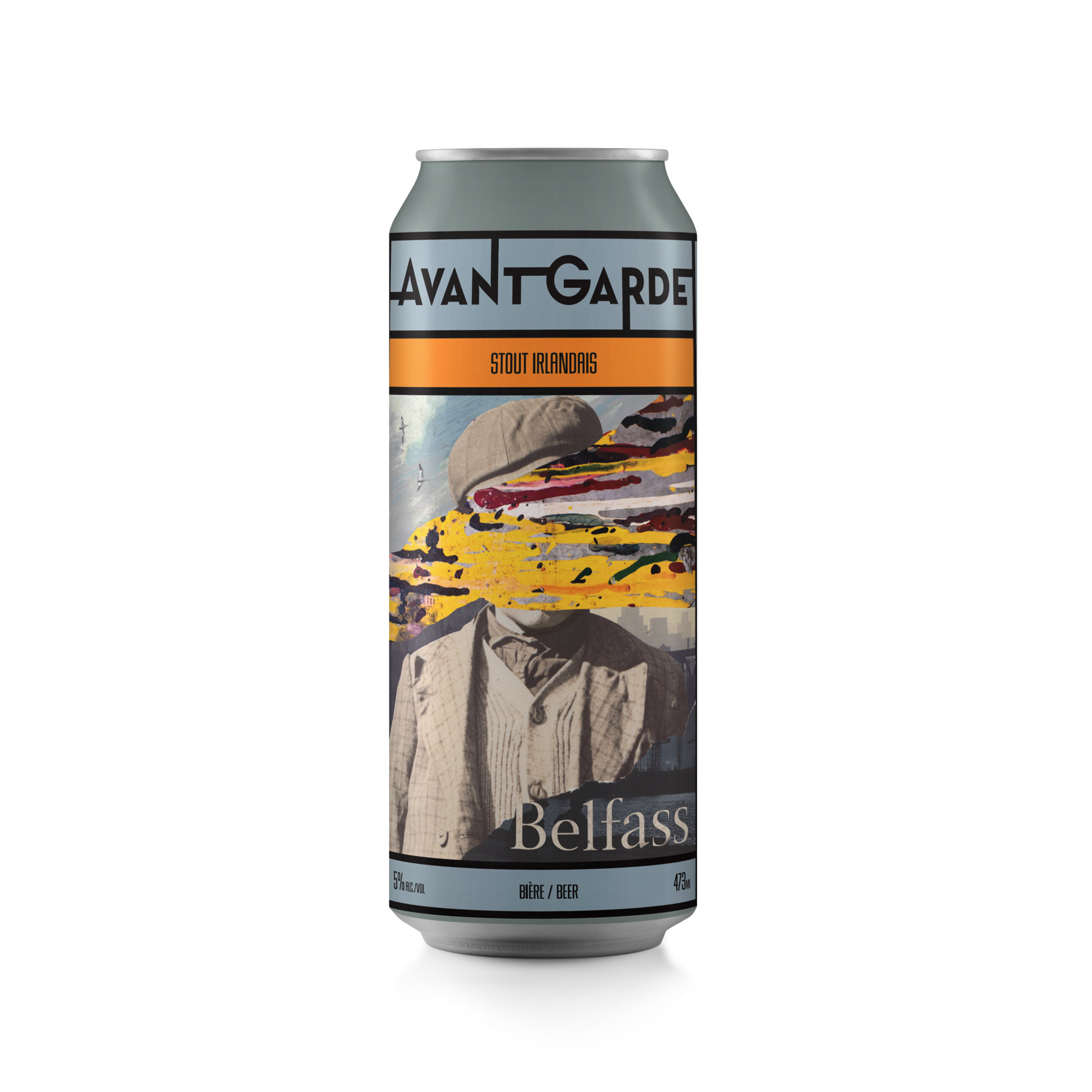 Avant-Garde Belfass beer Label Full Size