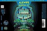 Alewife Talus Prophecy Cold IPA beer