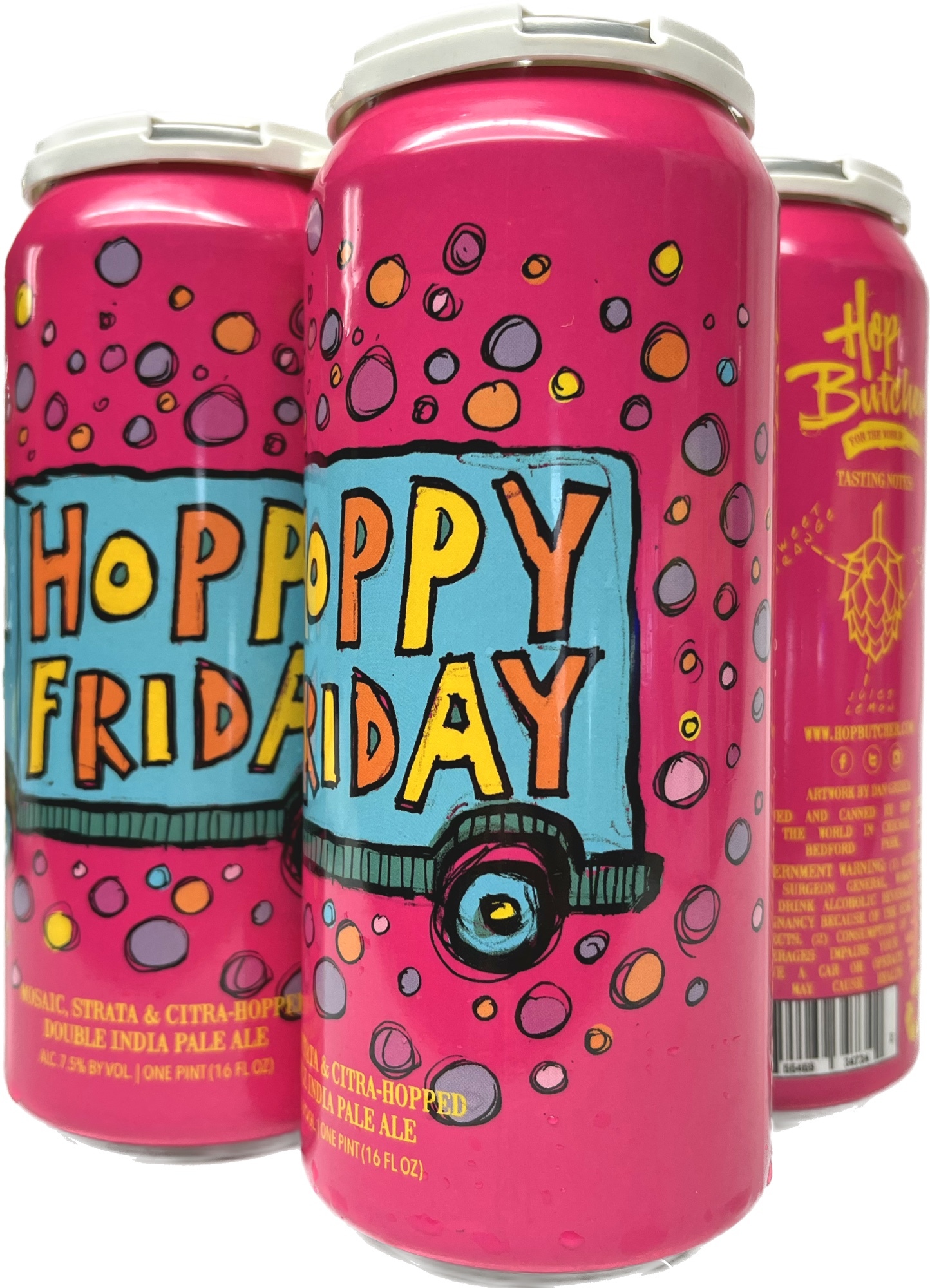 Hop Butcher for the World Hoppy Friday beer Label Full Size