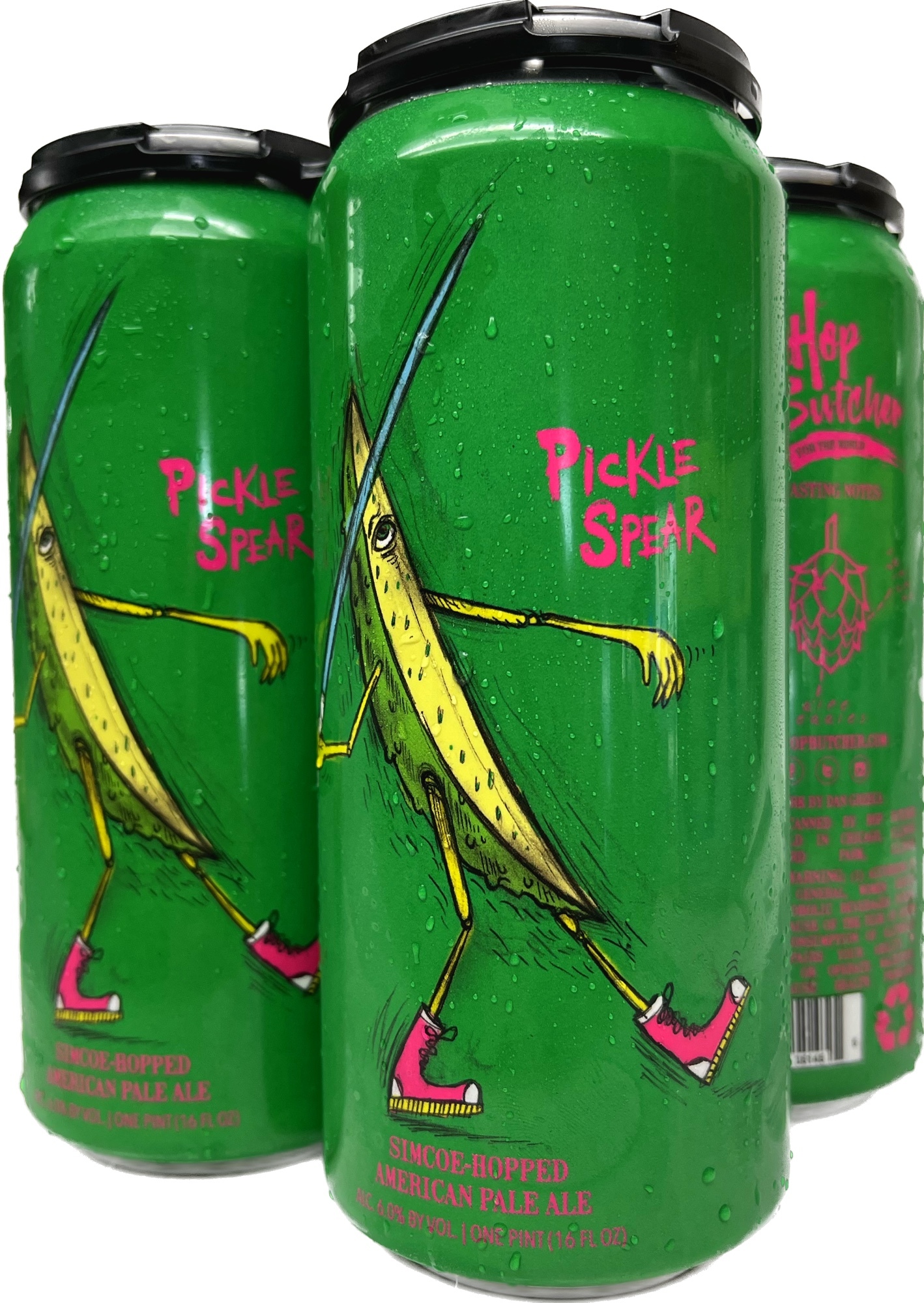 Hop Butcher for the World Pickle Spear beer Label Full Size