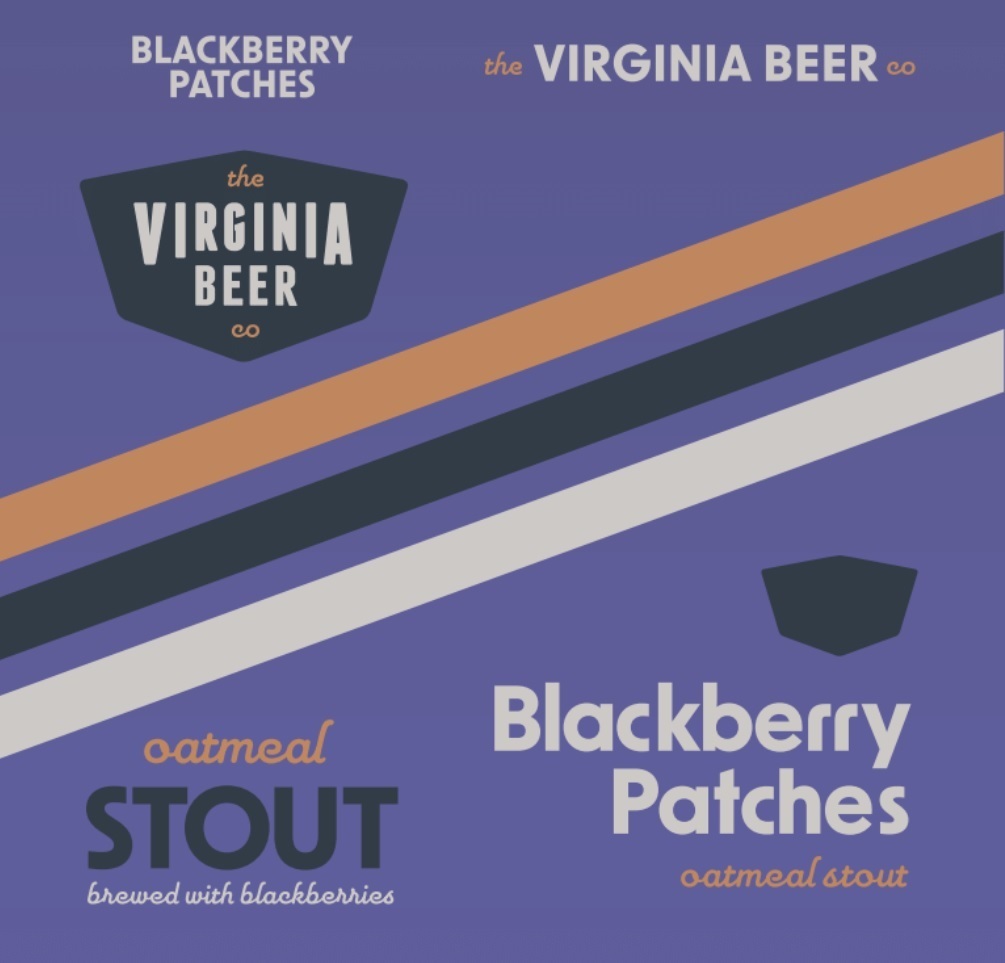 Virginia Beer Co. Blackberry Patches beer Label Full Size