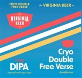 Virginia Beer Co. Cryo Double Free Verse beer