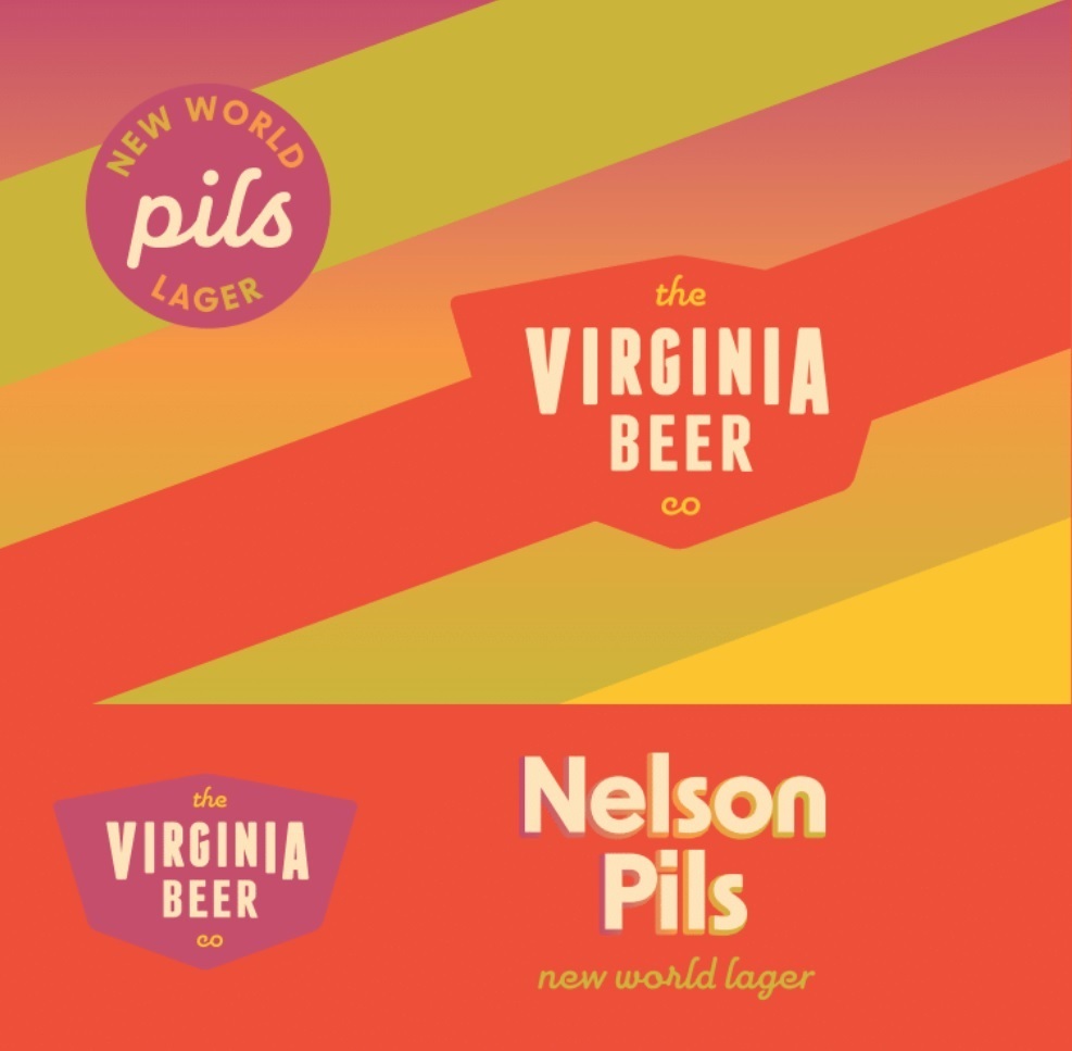 Virginia Beer Co. Nelson Pils beer Label Full Size