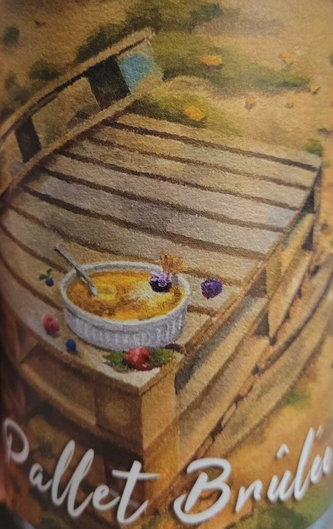 Timber Pallet Brule beer Label Full Size
