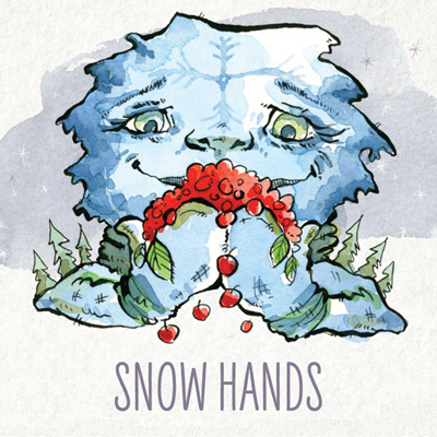 Snow Hands (Cognac Barrel Variant) beer Label Full Size