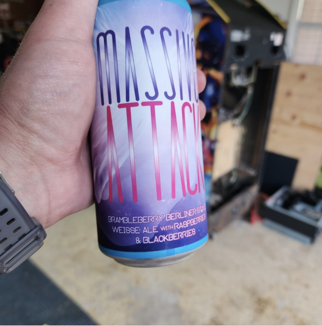 Mikerphone Massive Attack beer Label Full Size