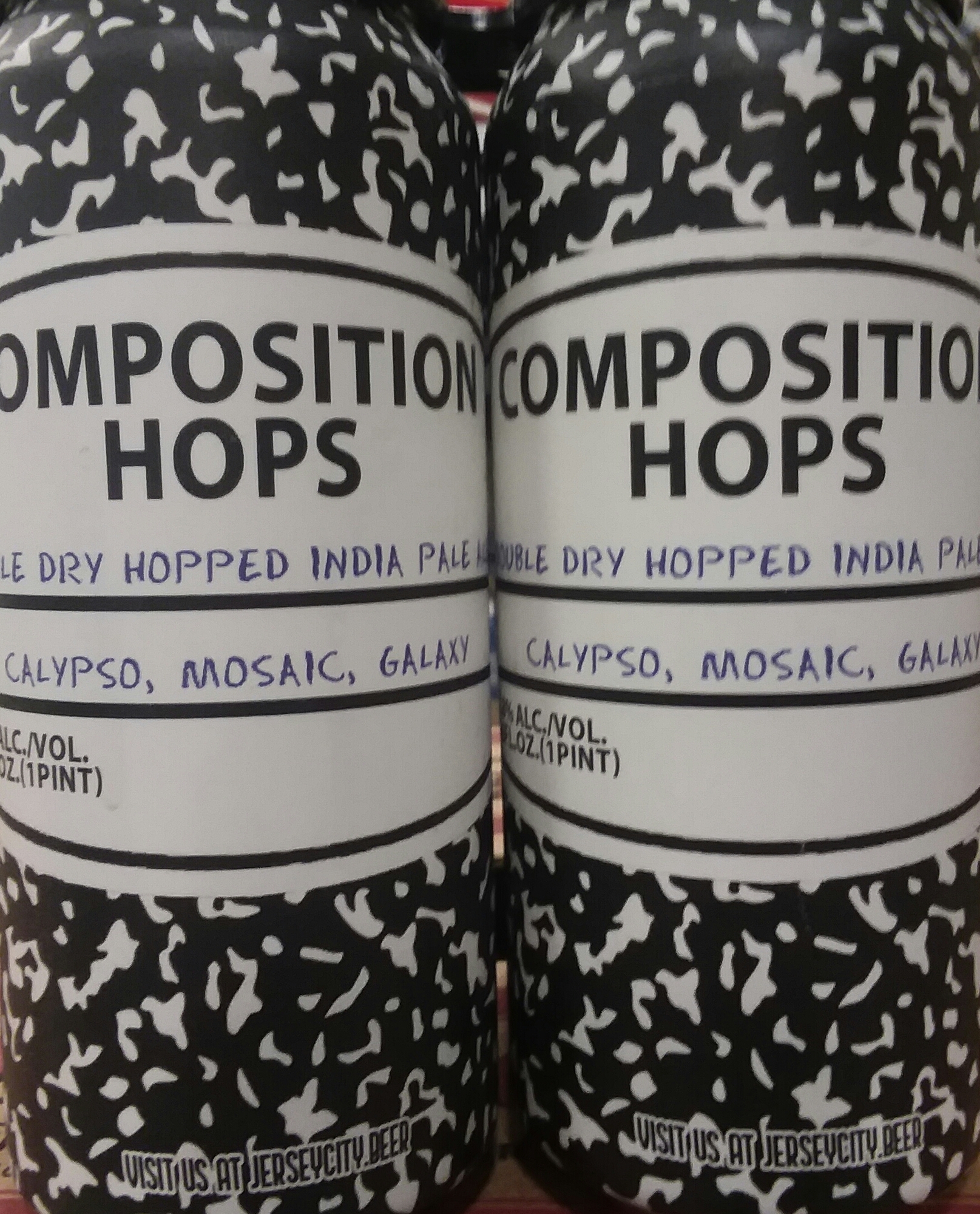 Departed Soles Composition Hops beer Label Full Size