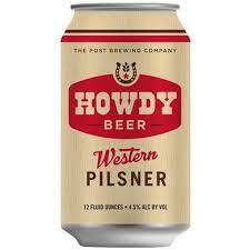 The Post Howdy beer Label Full Size