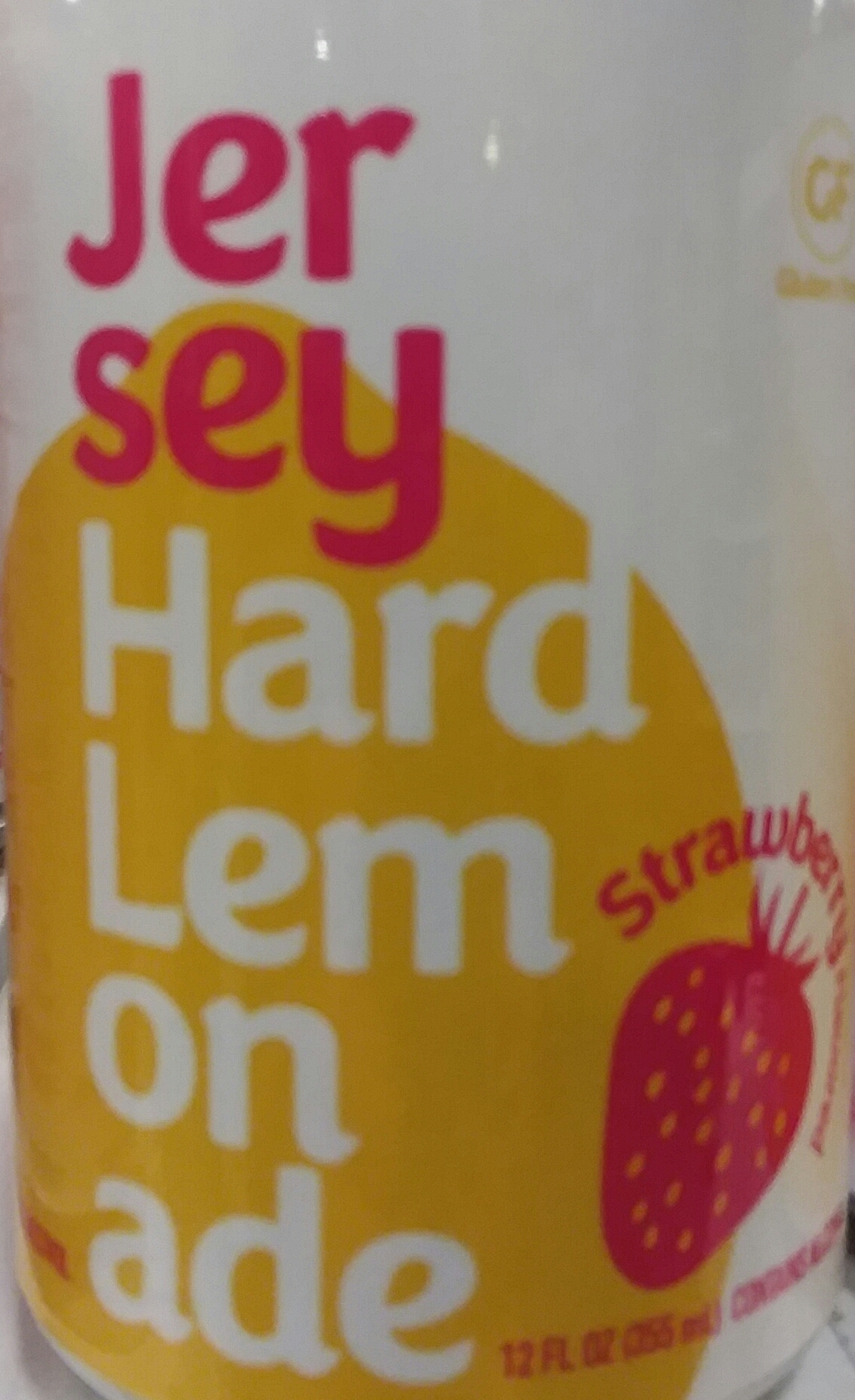 Garden State Jersey Strawberry Hard Lemonade beer Label Full Size
