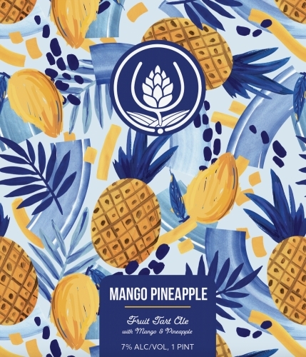 Source Mango Pineapple beer Label Full Size