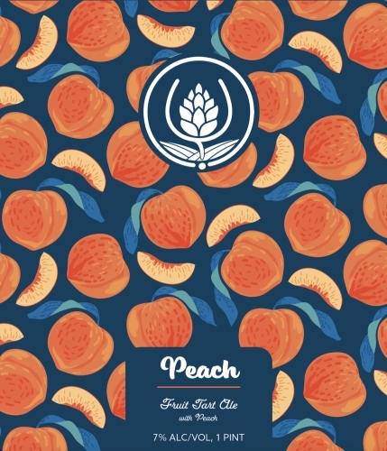 Source Peach beer Label Full Size