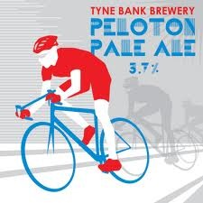Tyne Bank Peloton beer Label Full Size