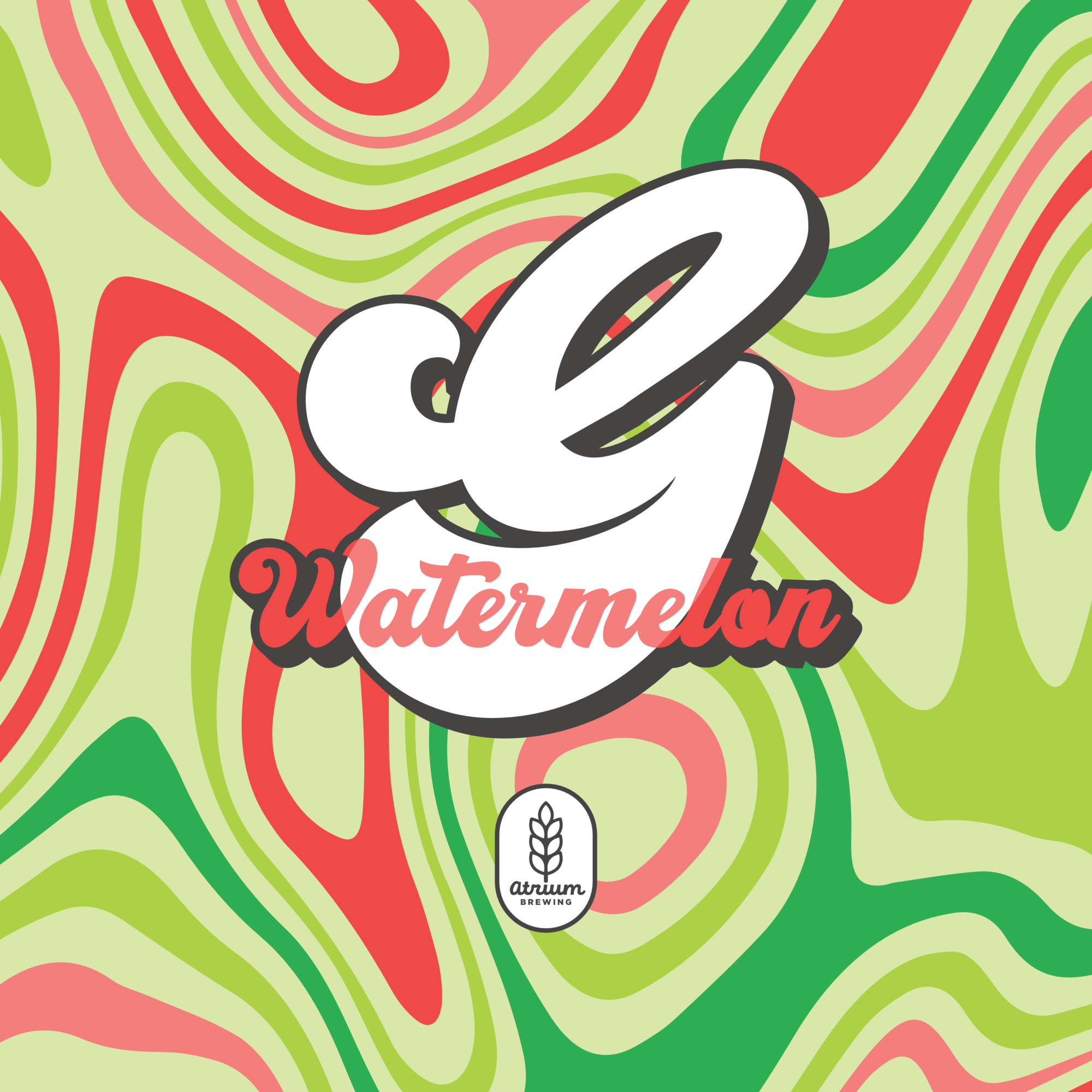 Atrium Watermelon G beer Label Full Size