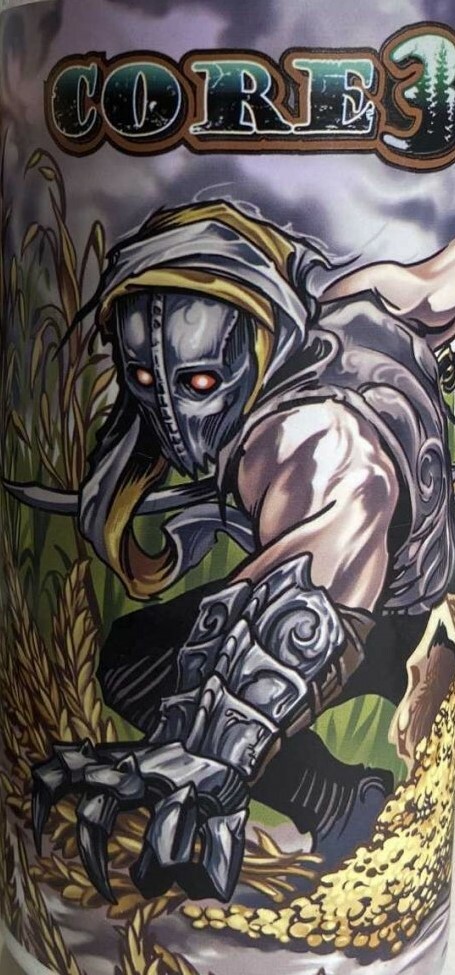 Core3 The Barbaros Oat beer Label Full Size