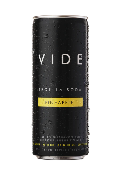 Vide Vodka Soda Tequila Pineapple beer Label Full Size