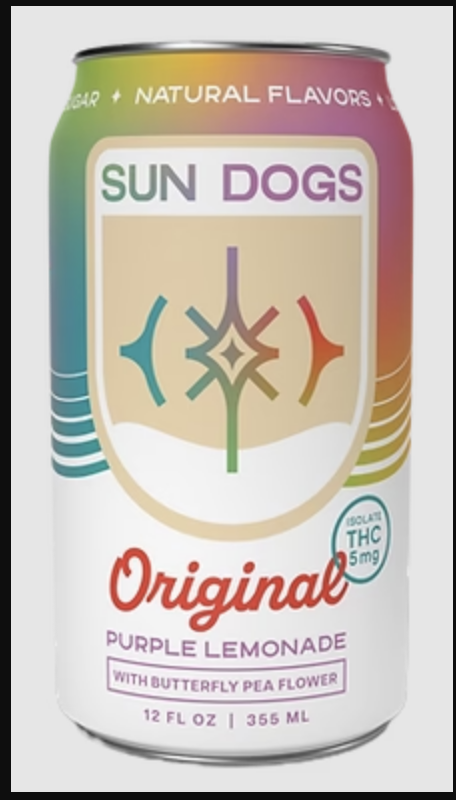 Sun Dogs Purple Lemonade beer Label Full Size