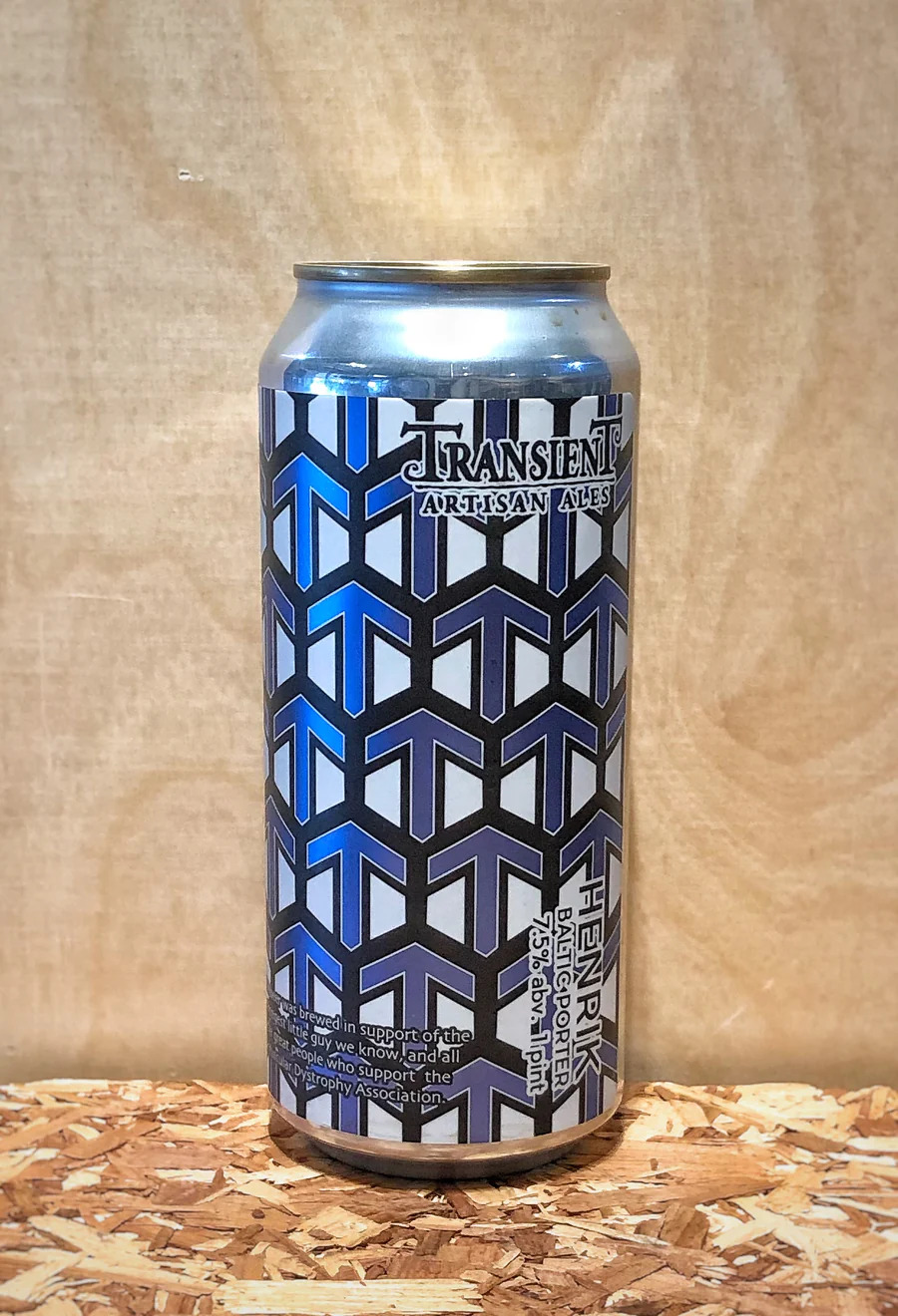 Transient Henrik beer Label Full Size