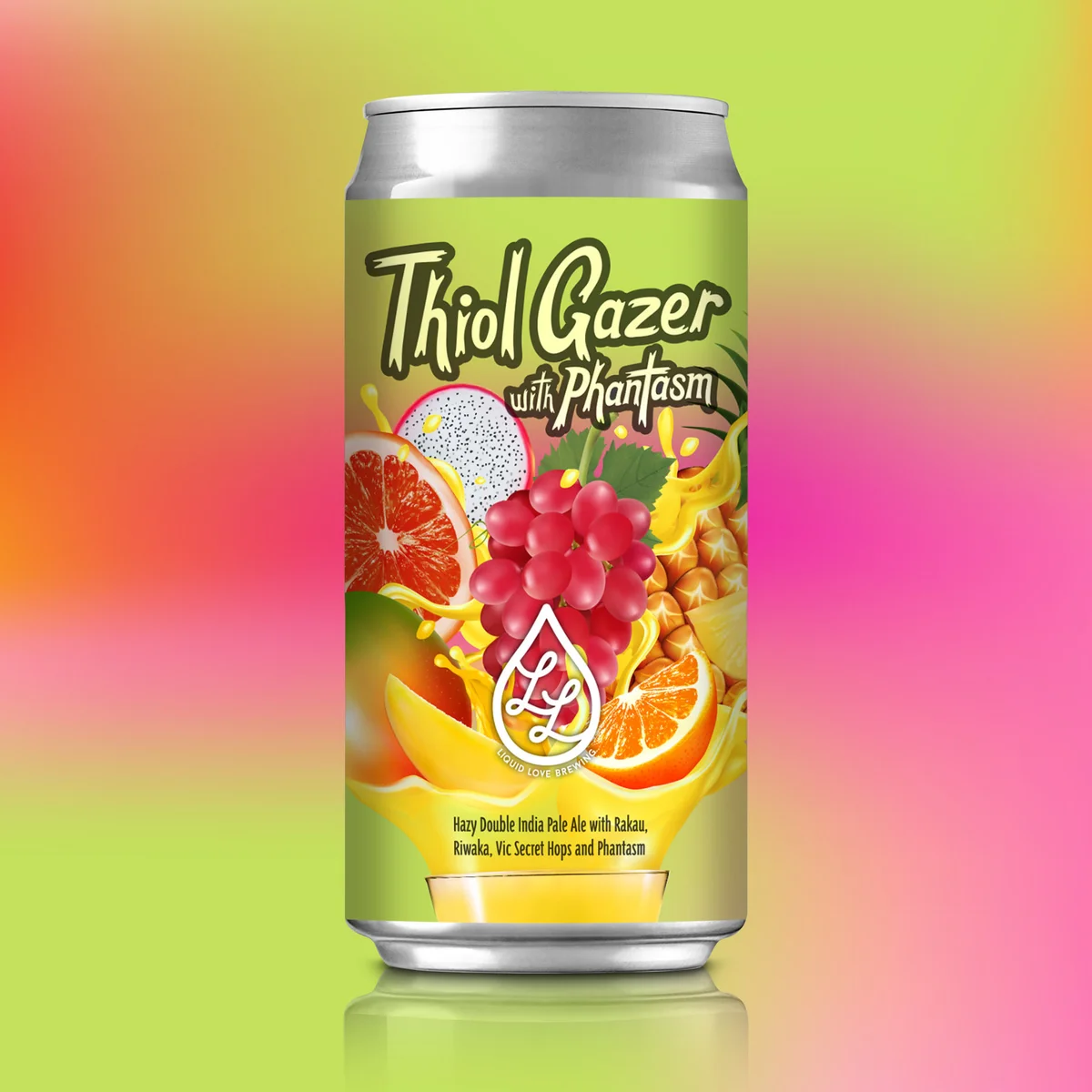 Liquid Love Thiol Gazer beer Label Full Size