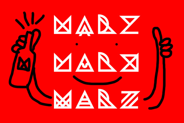 Marz + Lake Effect Albino Berzerker Mosaic beer Label Full Size