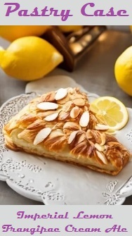 Old Mill Pastry Case: Lemon Frangipane beer Label Full Size